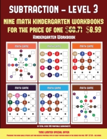 Image for Kindergarten Workbook (Kindergarten Subtraction/Taking Away Level 3)