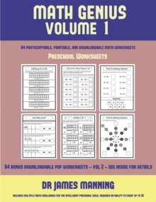 Image for Preschool Worksheets (Math Genius Vol 1)