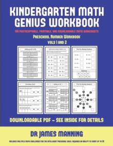 Image for Preschool Number Workbook (Kindergarten Math Genius)