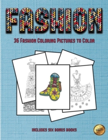 Image for 36 Fashion Coloring Pictures to Color