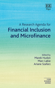 Image for A Research Agenda for Financial Inclusion and Microfinance
