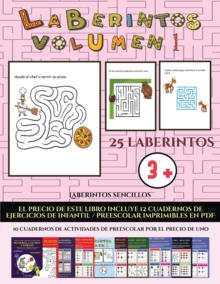 Image for Laberintos sencillos (Laberintos - Volumen 1) : (25 fichas imprimibles con laberintos a todo color para ninos de preescolar/infantil)