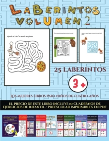 Image for Fichas de preescolar (Laberintos - Volumen 2) : 25 fichas imprimibles con laberintos a todo color para ninos de preescolar/infantil