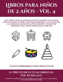 Image for Fichas imprimibles para preescolar (Libros para ninos de 2 anos - Vol. 4)