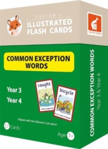 Image for Common Exception Words Flash Cards: Year 3 and Year 4 Words - Perfect for Home Learning - with 106 Colourful Illustrations