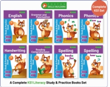Image for Complete Key Stage 1 Literacy Study & Practice Books - 8-book bundle! English, Phonics, Spelling, Handwriting, Reading Comprehension for AGES 4 - 7