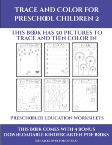 Image for Preschooler Education Worksheets (Trace and Color for preschool children 2)