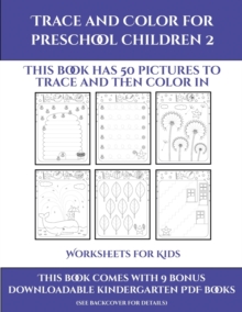 Image for Worksheets for Kids (Trace and Color for preschool children 2)