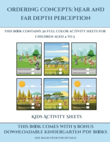 Image for Kids Activity Sheets (Ordering concepts near and far depth perception)