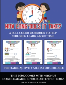 Image for Printable Activity Sheets for Children (How long does it take?)