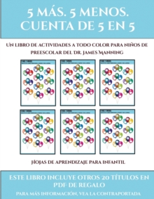 Image for Hojas de aprendizaje para infantil (Fichas educativas para ninos) : Este libro contiene 30 fichas con actividades a todo color para ninos de 5 a 6 anos