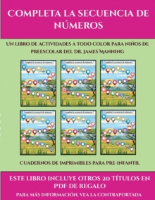 Image for Cuadernos de imprimibles para pre-infantil (Completa la secuencia de numeros)