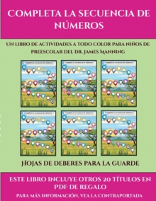 Image for Hojas de deberes para la guarde (Completa la secuencia de numeros)