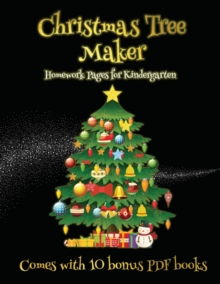 Image for Homework Pages for Kindergarten (Christmas Tree Maker)