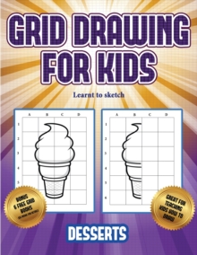 Image for Learnt to Sketch (Grid drawing for kids - Desserts)