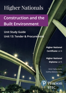 Image for Higher Nationals Unit Study Guide Unit 13: Tender & Procurement