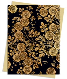 Uematsu Hobi: Box Decorated with Chrysanthemums Greeting Card Pack: Pack of 6