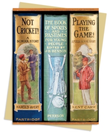 Bodleian: Book Spines Boys Sports Greeting Card Pack: Pack of 6