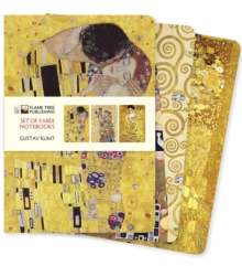 Gustav Klimt Set of 3 Midi Notebooks