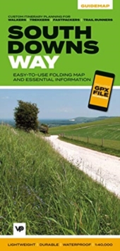Image for South Downs Way : Easy-to-use folding map and essential information, with custom itinerary planning for walkers, trekkers, fastpackers and trail runners