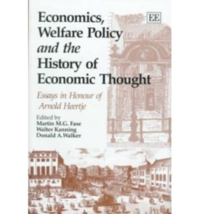 Image for Economics, Welfare Policy and the History of Economic Thought