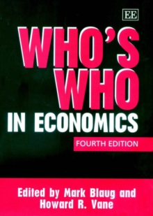 Image for Who’s Who in Economics, Fourth Edition