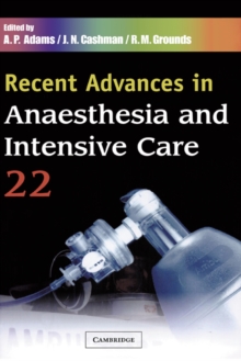 Image for Recent Advances in Anaesthesia and Intensive Care: Volume 22