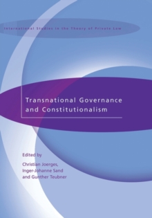 Image for Transnational Governance and Constitutionalism