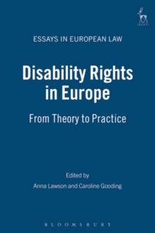 Image for Disability rights in Europe  : from theory to practice