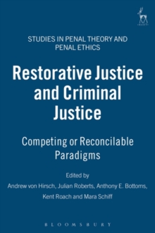 Image for Restorative Justice and Criminal Justice