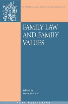 Image for Family law and family values