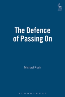 Image for The defence of passing on