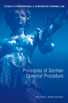 Image for Principles of German Criminal Law