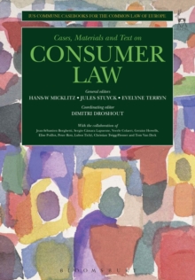 Image for Cases, materials and text on consumer law