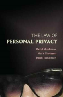 Image for The Law of Personal Privacy