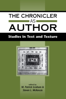 Image for The chronicler as author: studies in text and texture