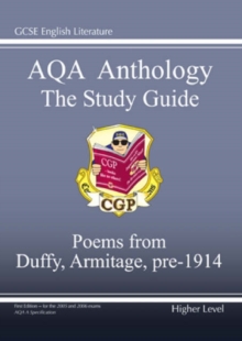 Image for GCSE English Literature AQA Anthology : Duffy and Armitage Pre 1914