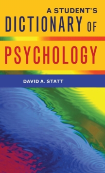 Image for A Student's Dictionary of Psychology