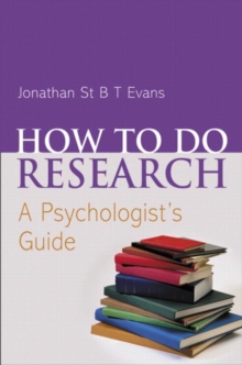 Image for How to do research  : a psychologist's guide