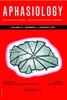 Access and Inclusion Issues with Aphasia