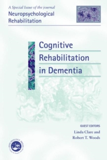 Image for Cognitive rehabilitation in dementia