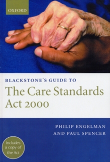 Image for Blackstone's Guide to the Care Standards Act 2000