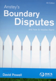 Image for Anstey's boundary disputes and how to resolve them!