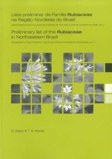 Image for Preliminary List of the Rubiaceae in Northeastern Brazil