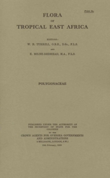 Flora of Tropical East Africa: Polygonaceae