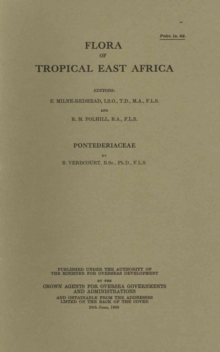 Image for Flora of Tropical East Africa: Pontederiaceae