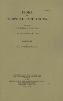 Flora of Tropical East Africa: Rosaceae