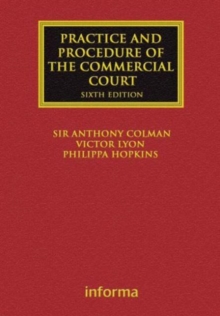 Image for The Practice and Procedure of the Commercial Court