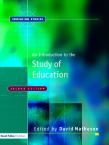 Image for An Introduction to the Study of Education