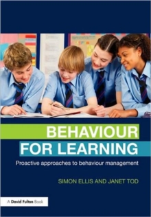 Image for Behaviour for learning  : proactive approaches to behaviour management